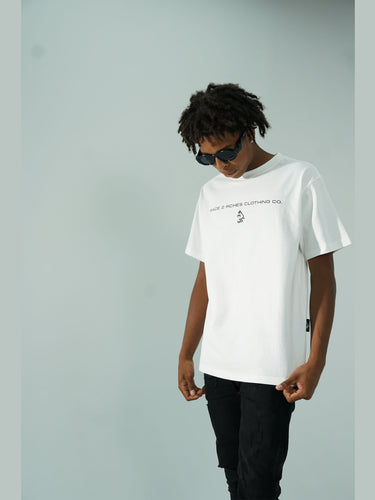 RACE 1 SIGNATURE - EXTREME LOGO TEE - WHITE